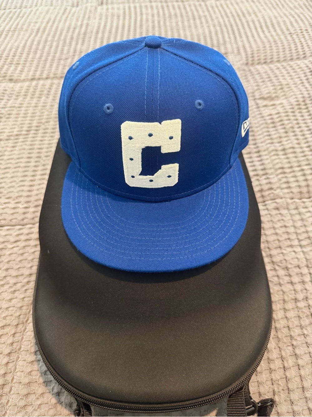 New Era Royal Blue Kids Hat with White 'C' Patch